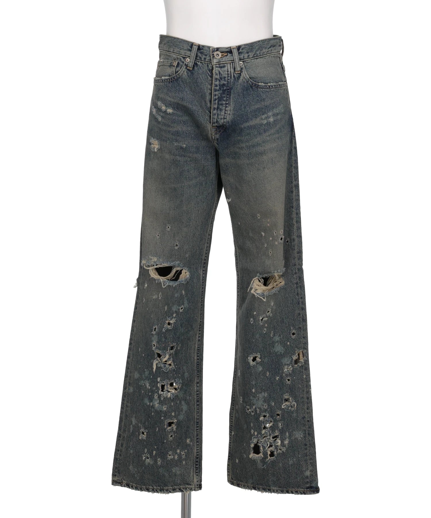 DAIRIKU（ダイリク）“DAMAGE” STRAIGHT DENIM PANTS