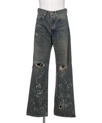 DAIRIKU（ダイリク）“DAMAGE” STRAIGHT DENIM PANTS