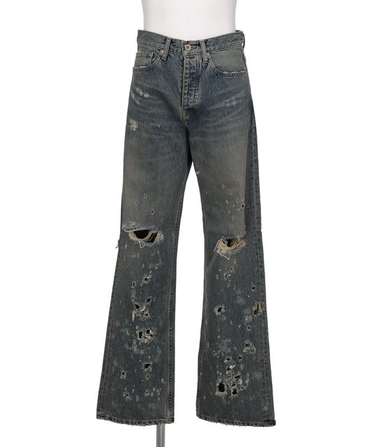 DAIRIKU（ダイリク）“DAMAGE” STRAIGHT DENIM PANTS