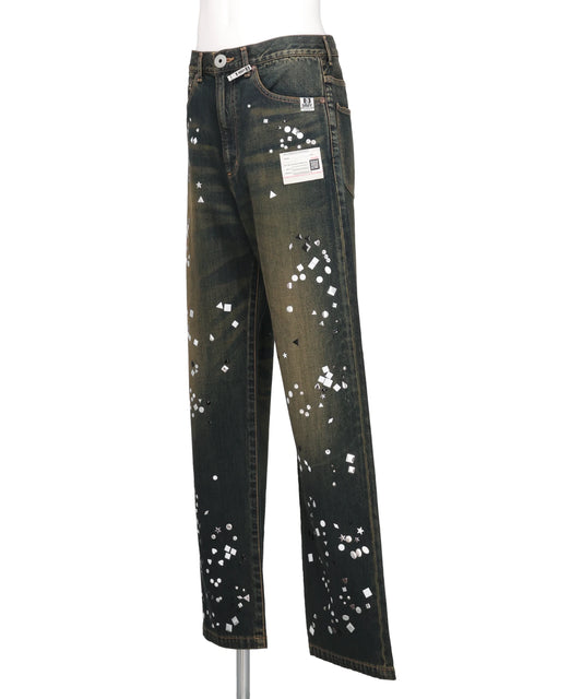 EMBELLISHED JEANS