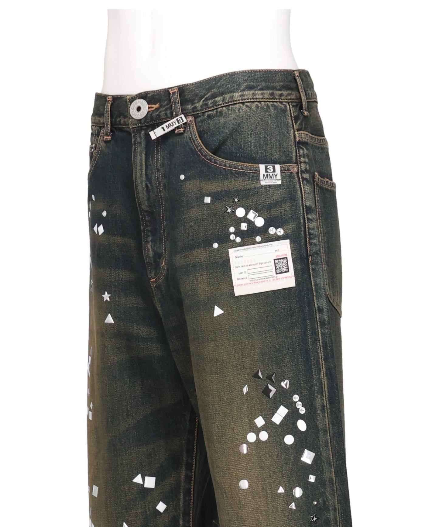 EMBELLISHED JEANS