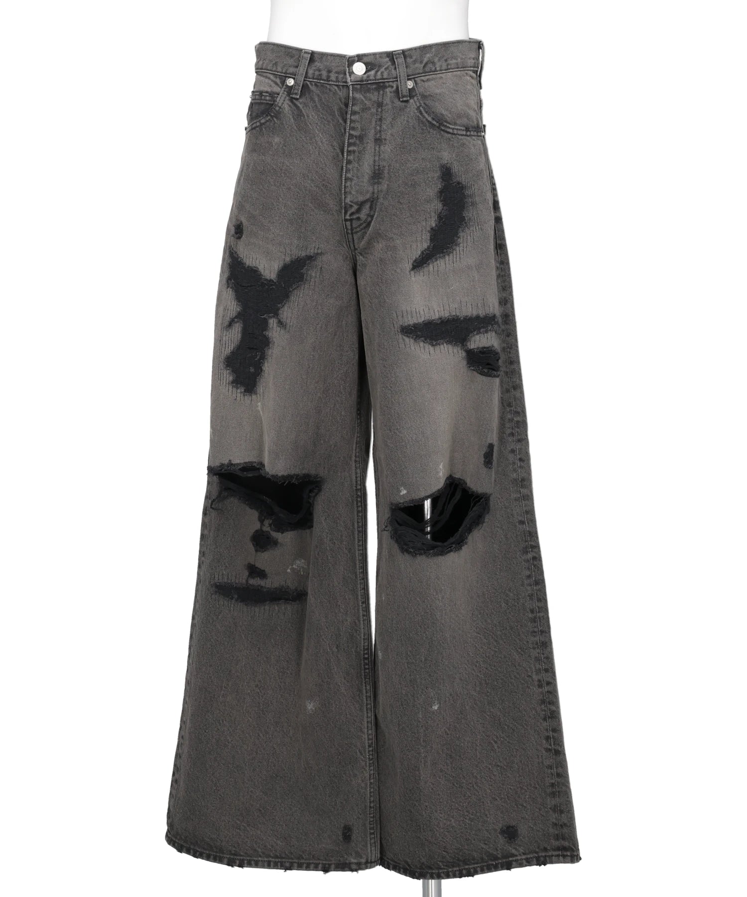 Maison MIHARA YASUHIRO(メゾンミハラヤスヒロ) 2026SS MB BAGGY JEANS ANGEL DAMAGE B26U6PL003
