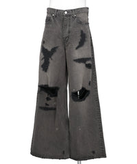 Maison MIHARA YASUHIRO(メゾンミハラヤスヒロ) 2026SS MB BAGGY JEANS ANGEL DAMAGE B26U6PL003