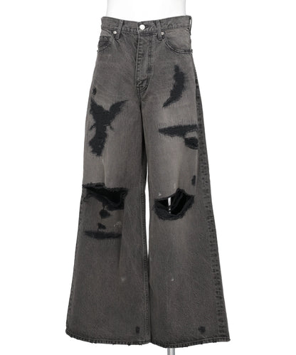 Maison MIHARA YASUHIRO(メゾンミハラヤスヒロ) 2026SS MB BAGGY JEANS ANGEL DAMAGE B26U6PL003