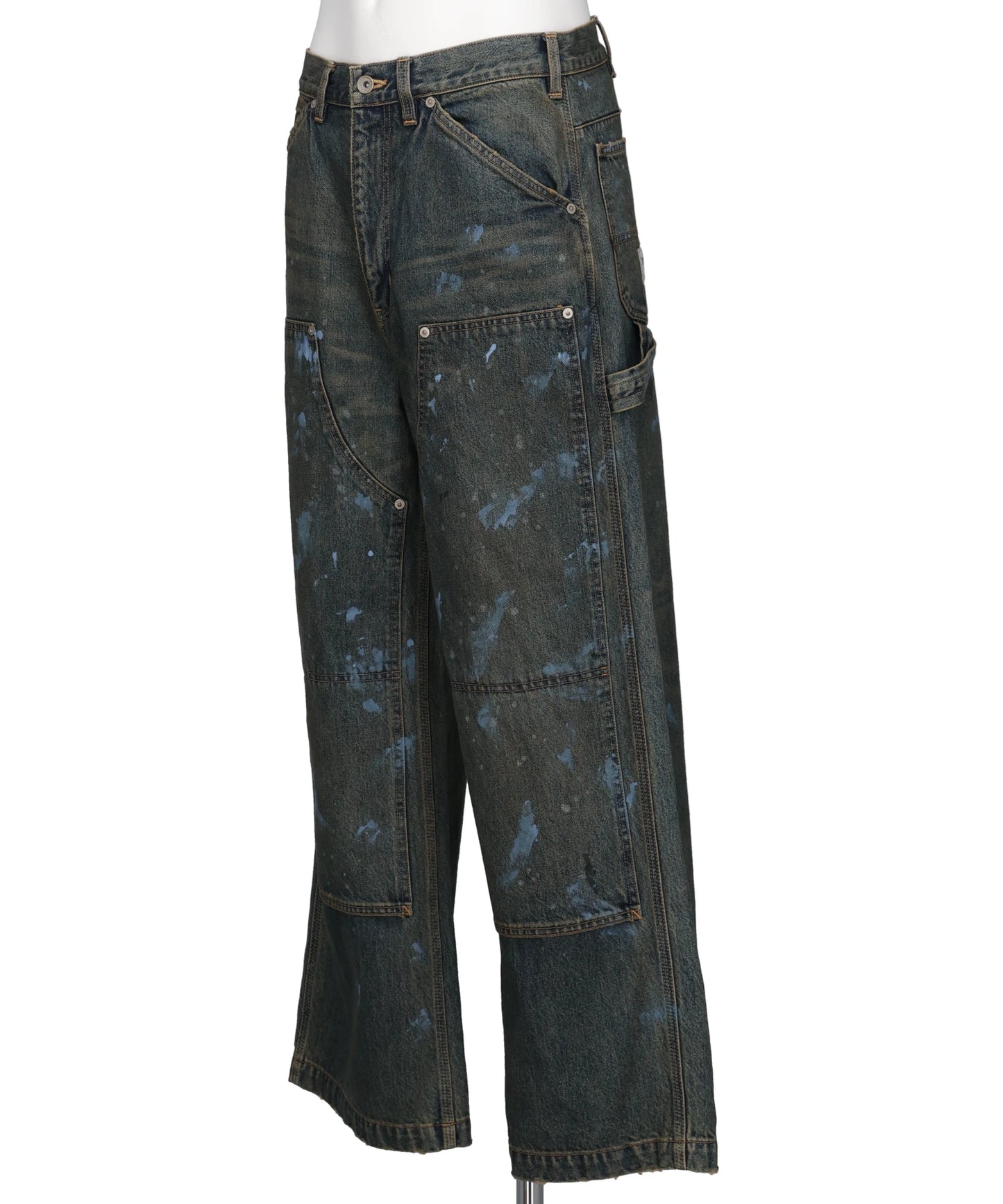 "PAINT" PAINTER DENIM PANTS
