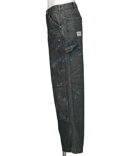 "PAINT" PAINTER DENIM PANTS