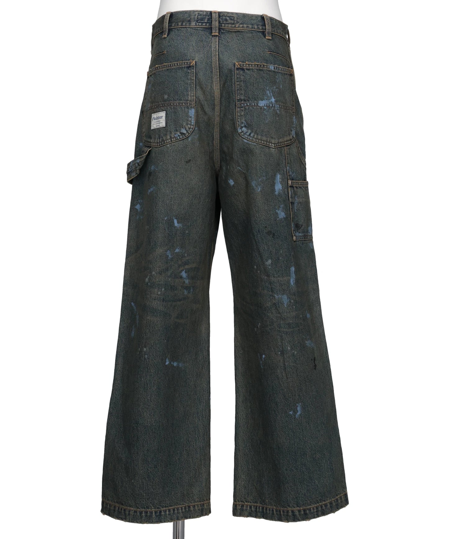 "PAINT" PAINTER DENIM PANTS