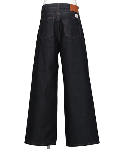 "WIDE" RIGID DENIM PANTS