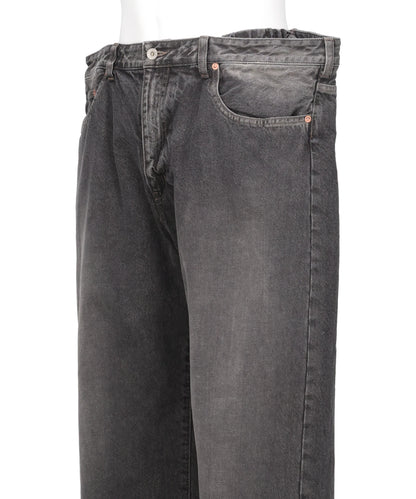 FLOATING WAIST DENIM PANTS