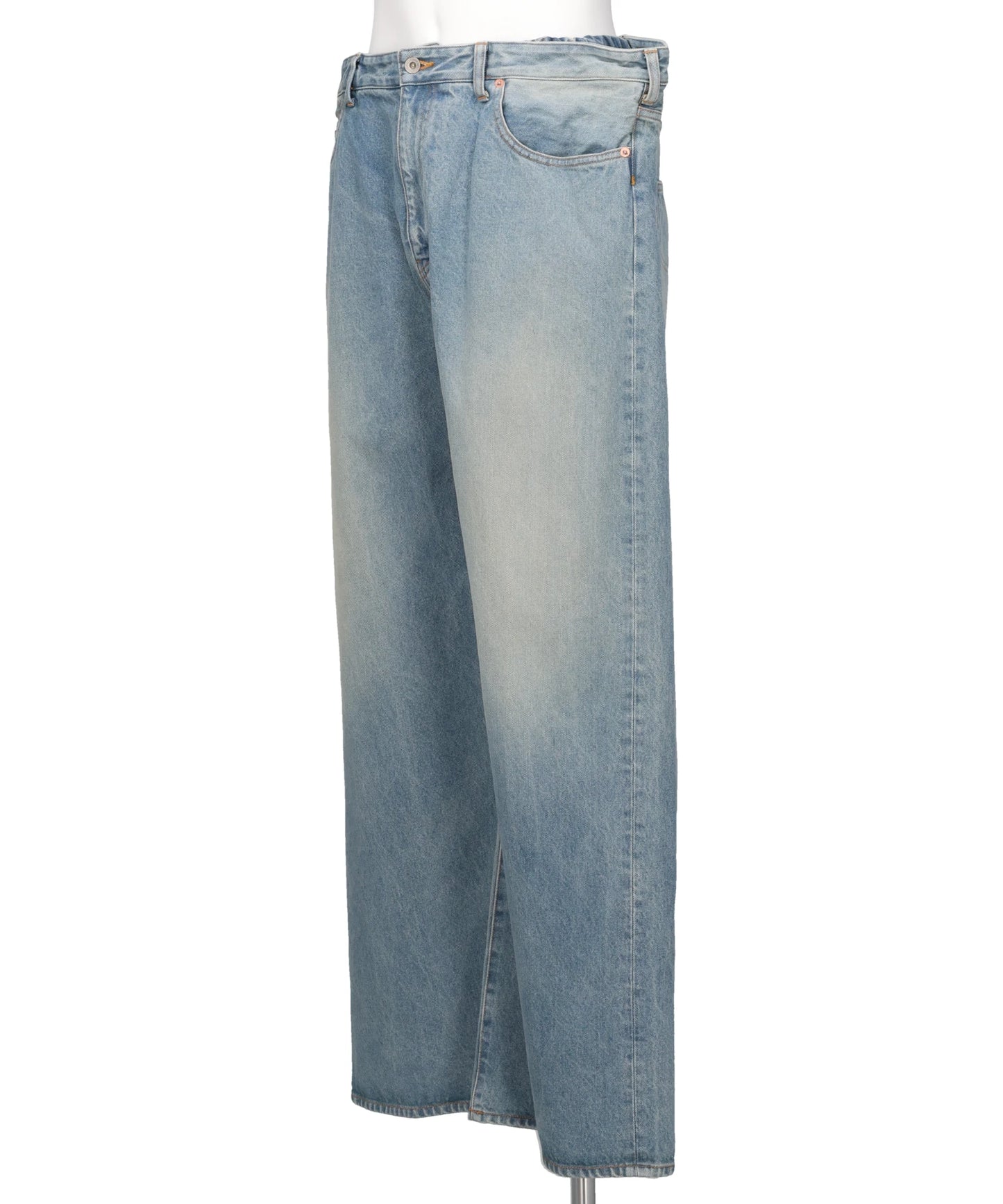 FLOATING WAIST DENIM PANTS
