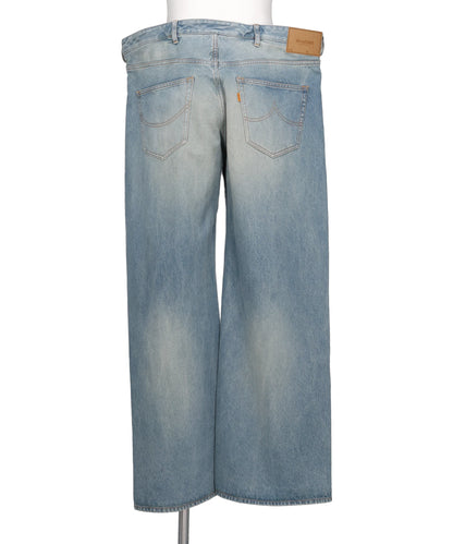FLOATING WAIST DENIM PANTS