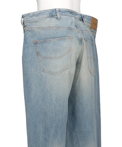 FLOATING WAIST DENIM PANTS