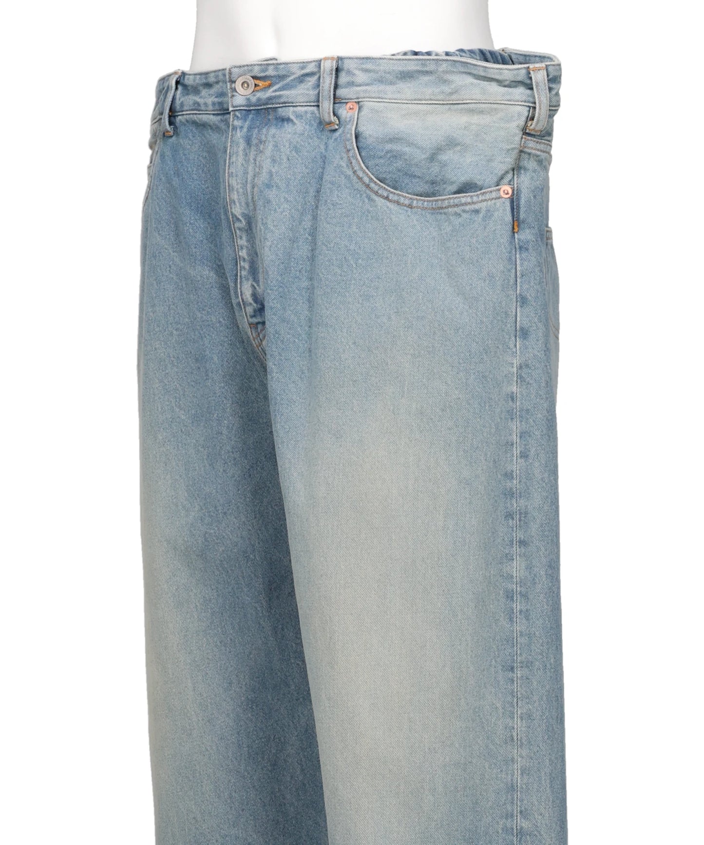 FLOATING WAIST DENIM PANTS