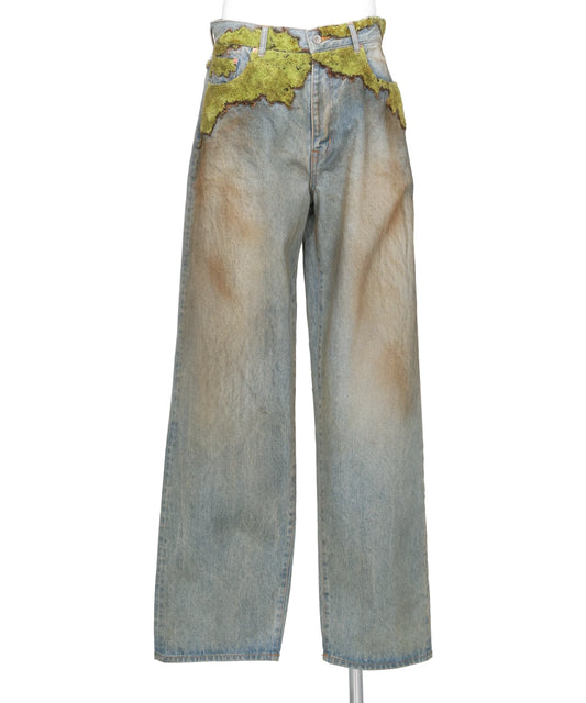doublet(ダブレット) 2026SS MOSS-GROWN WOOD DENIM PANTS 26SS20PT351