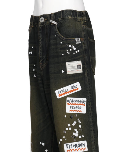DENIM JEANS w STICKER