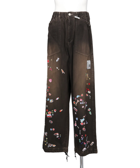 Maison MIHARA YASUHIRO(メゾンミハラヤスヒロ) 2026SS BAKER JEANS w STICKER J16PT124