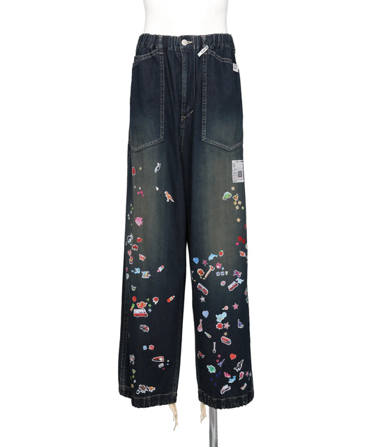 Maison MIHARA YASUHIRO(メゾンミハラヤスヒロ) 2026SS BAKER JEANS w STICKER J16PT124