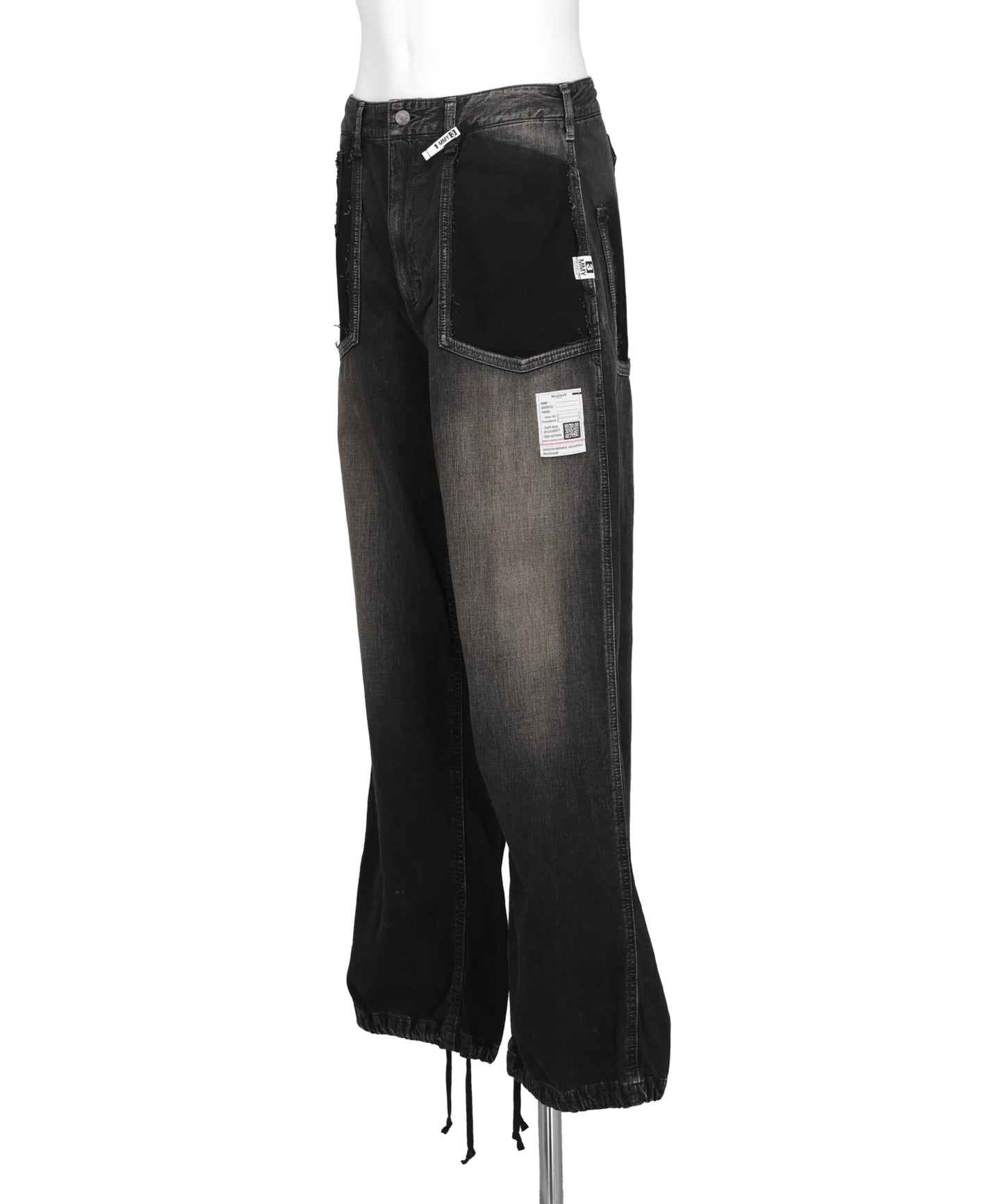 CUT OFF DENIM PANTS