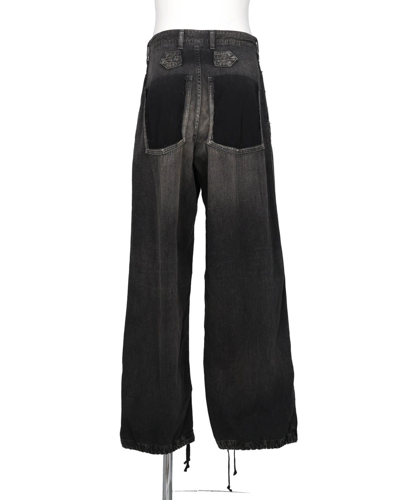 CUT OFF DENIM PANTS