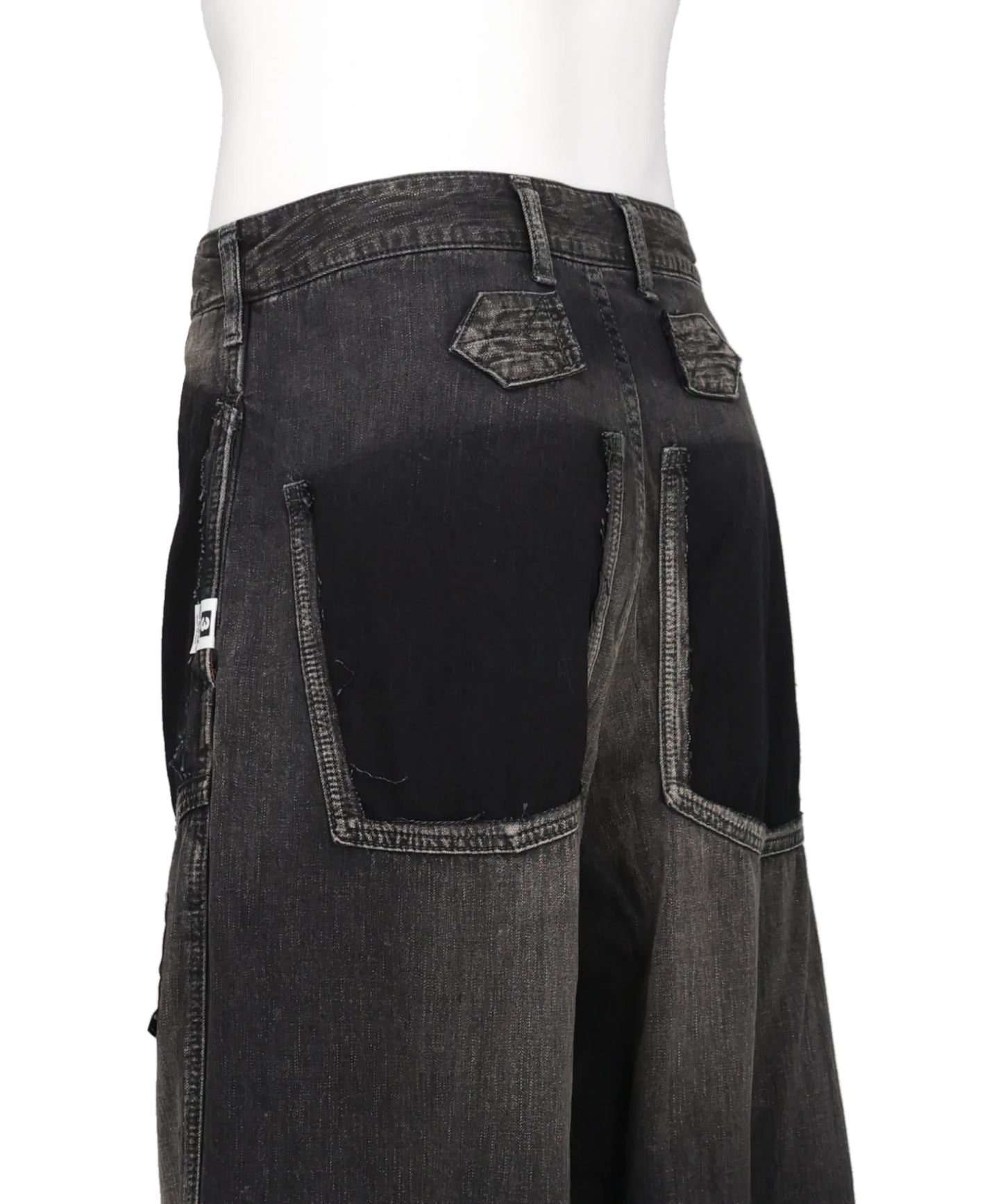 CUT OFF DENIM PANTS