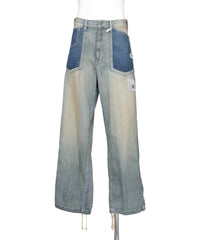 Maison MIHARA YASUHIRO(メゾンミハラヤスヒロ) 2026SS CUT OFF DENIM PANTS K16PT321