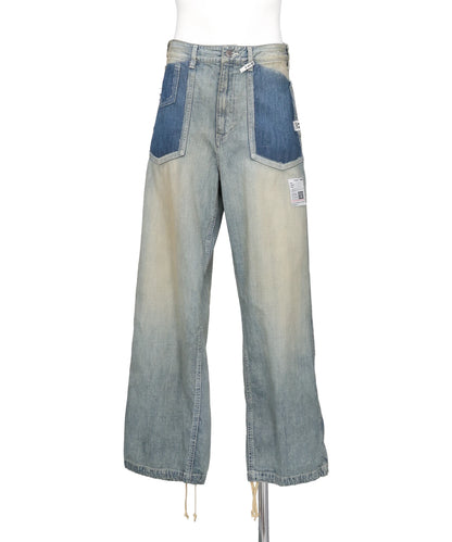 Maison MIHARA YASUHIRO(メゾンミハラヤスヒロ) 2026SS CUT OFF DENIM PANTS K16PT321