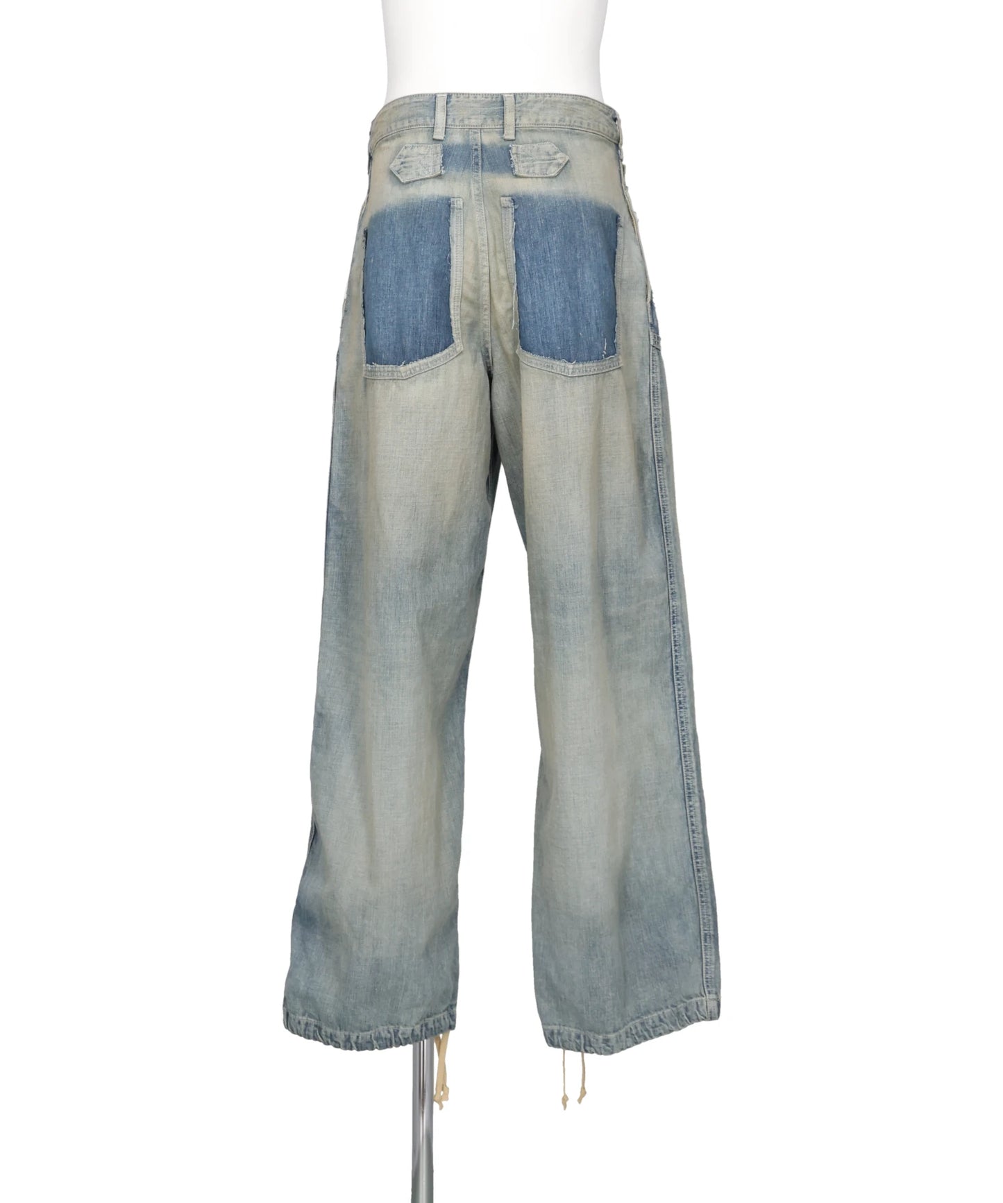 CUT OFF DENIM PANTS