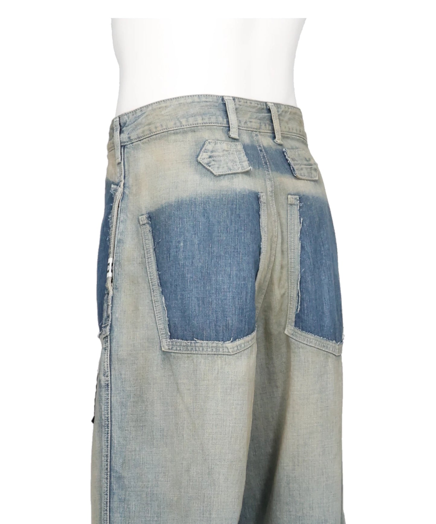 CUT OFF DENIM PANTS