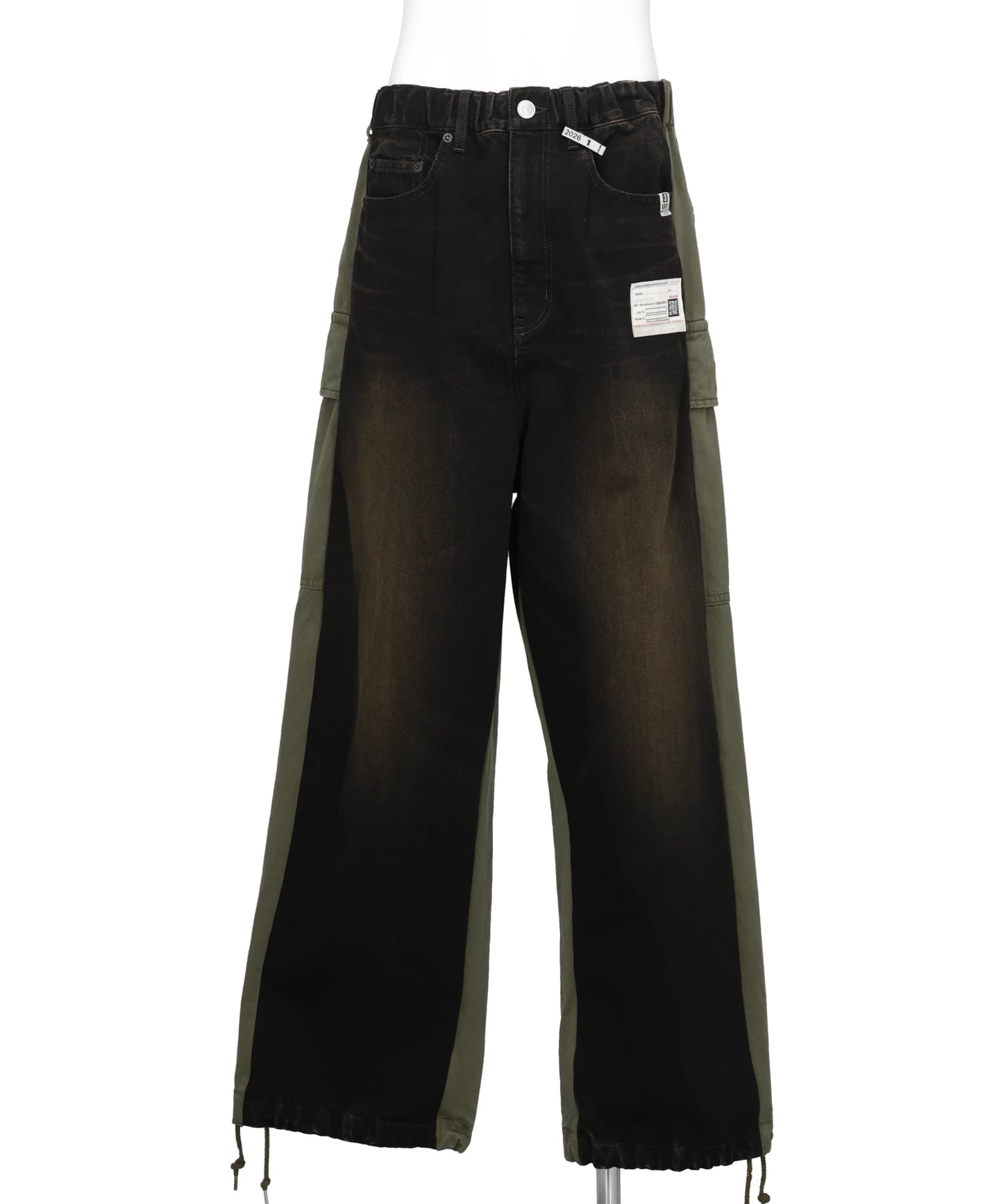 Maison MIHARA YASUHIRO(メゾンミハラヤスヒロ) 2026SS COMBINED DENIM×CARGO PANTS A16PT022