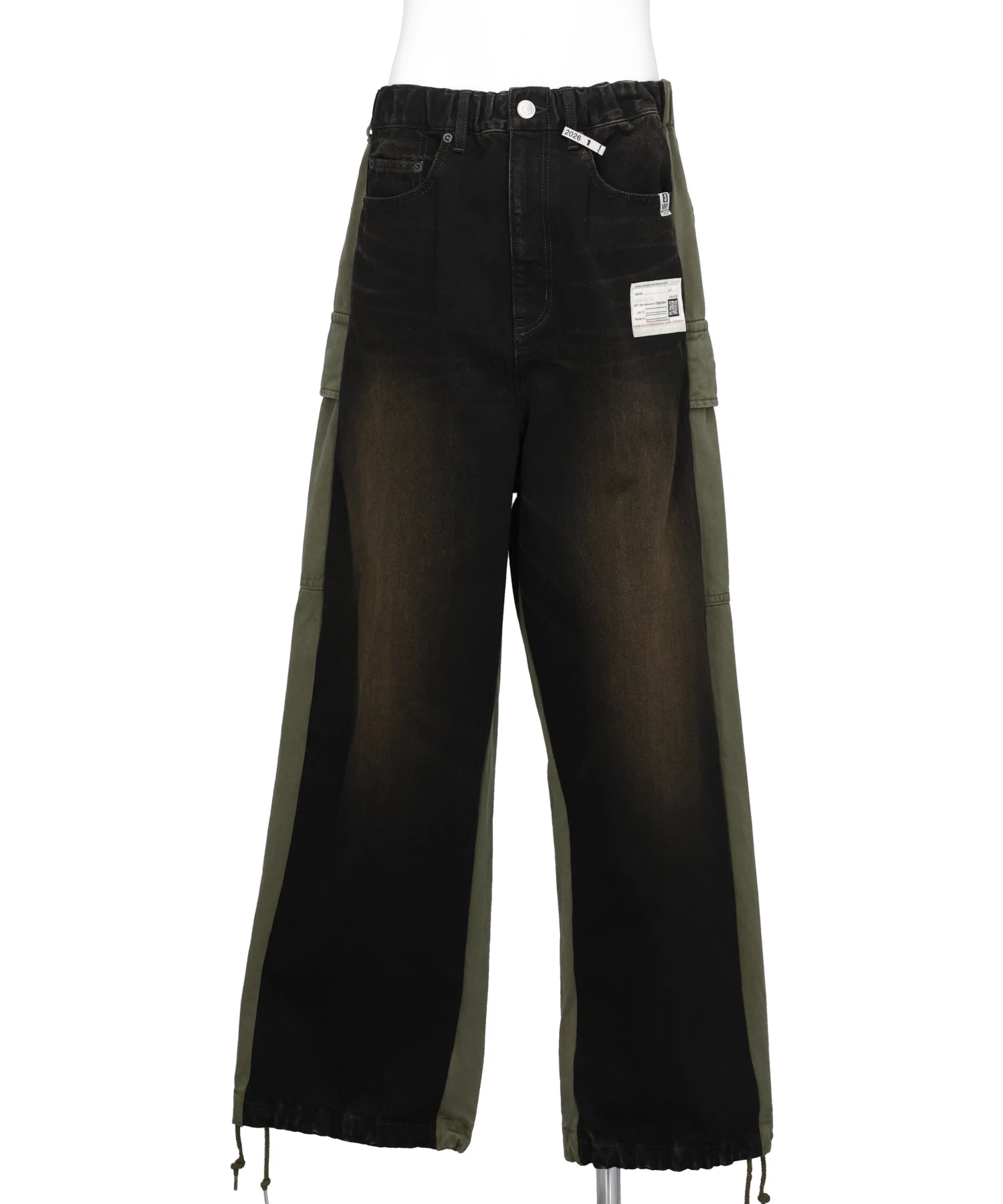 Maison MIHARA YASUHIRO(メゾンミハラヤスヒロ) 2026SS COMBINED DENIM×CARGO PANTS A16PT022