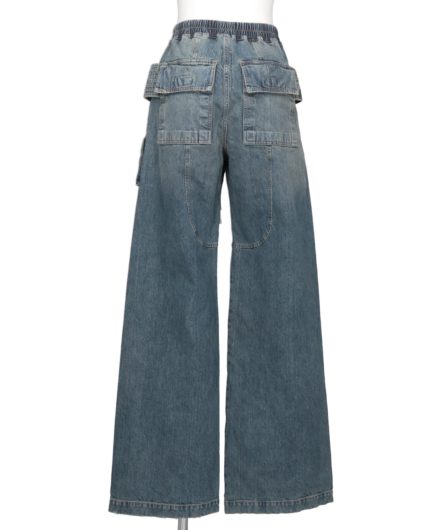 CREATCH WIDE CARGO DRAWSTRING - WASHED INDIGO