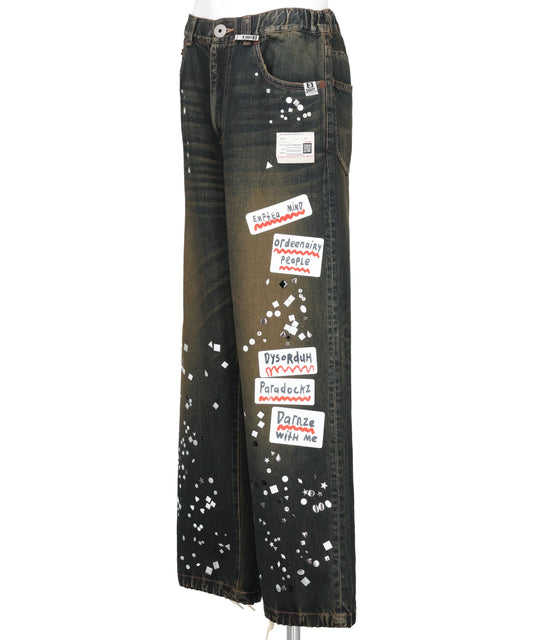 DENIM JEANS w STICKER