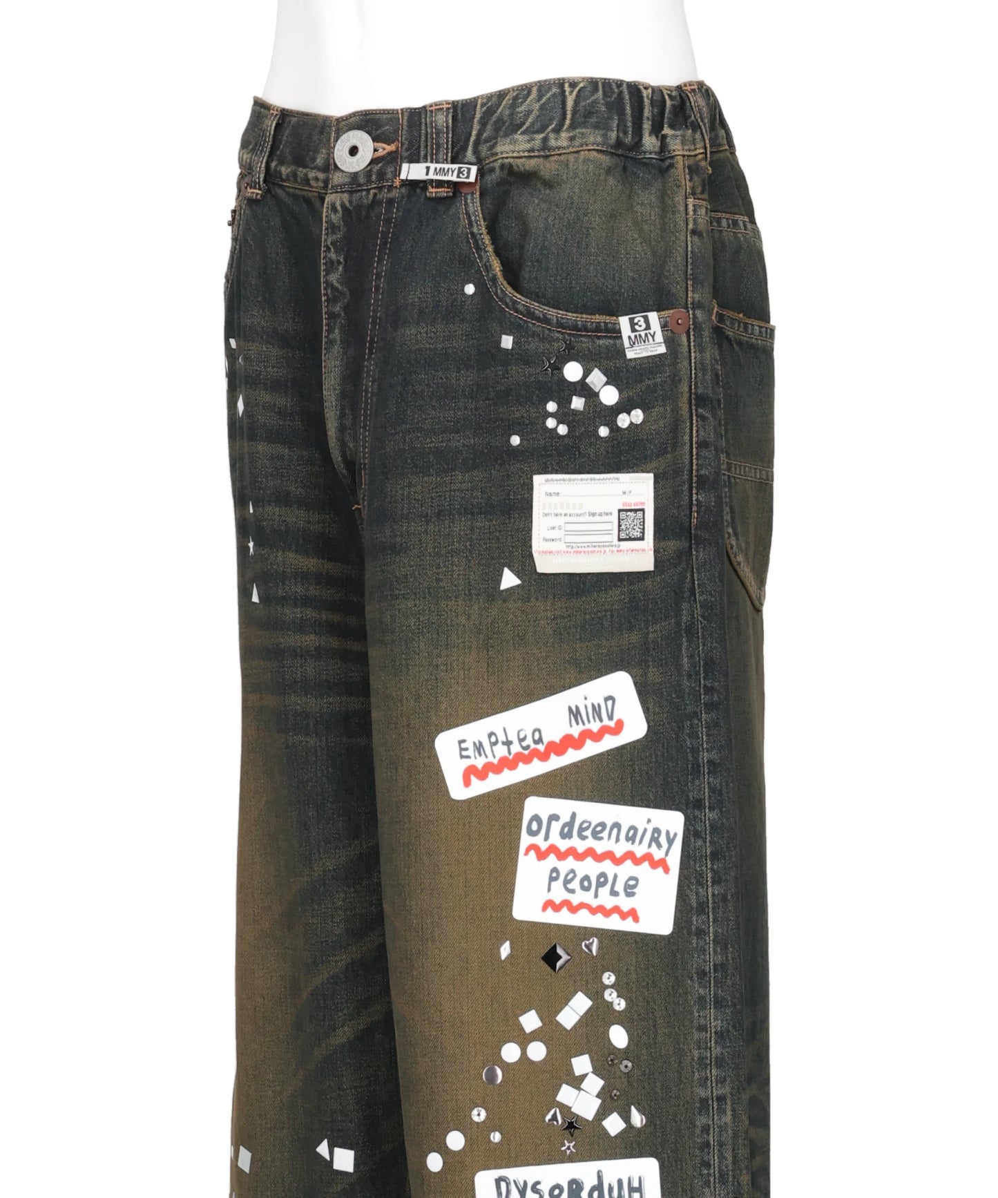 DENIM JEANS w STICKER