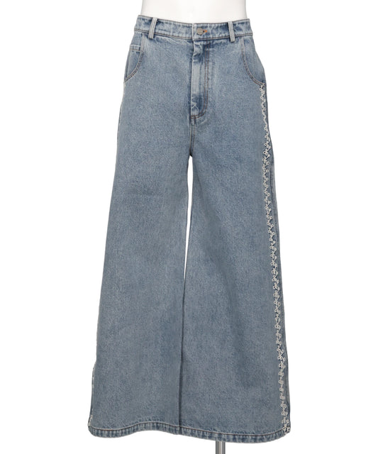 FRENCH CORDED DENIM TROUSERS