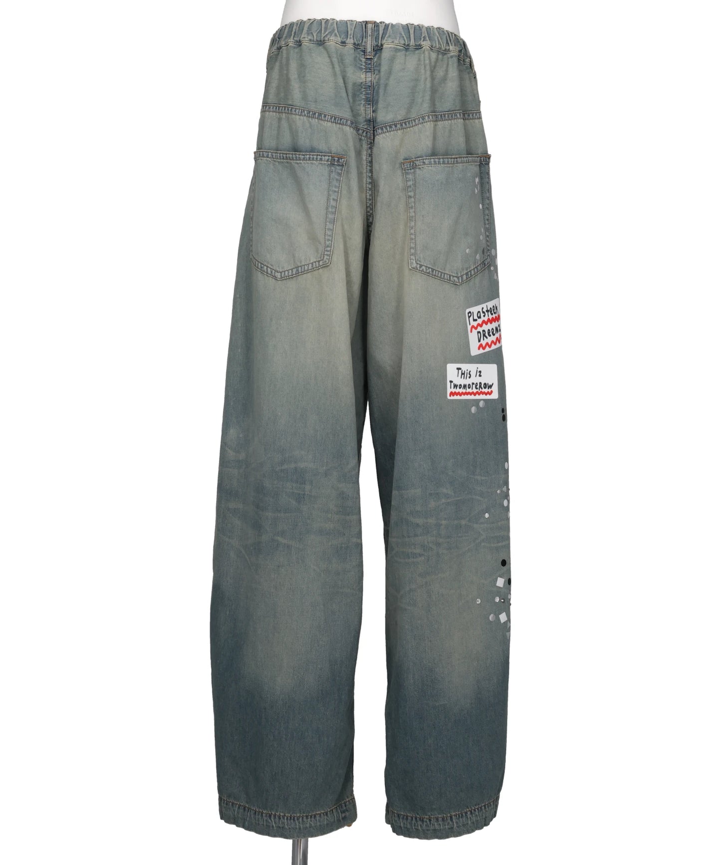 DENIM STICKER PANTS