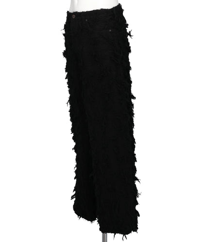 SHAGGY DENIM PANTS
