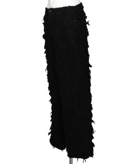 SHAGGY DENIM PANTS