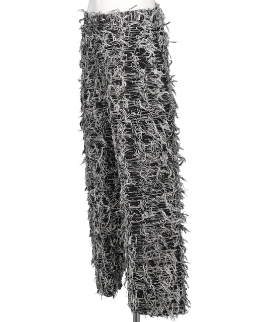 SHAGGY DENIM PANTS