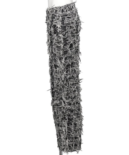 SHAGGY DENIM PANTS
