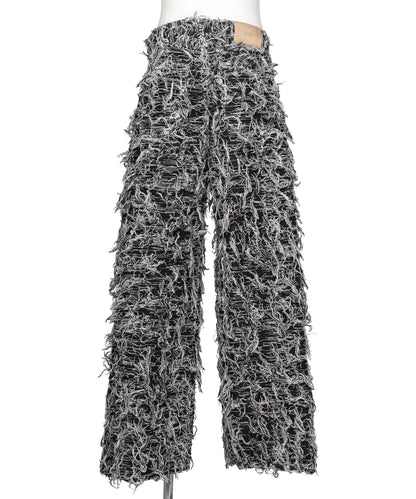 SHAGGY DENIM PANTS