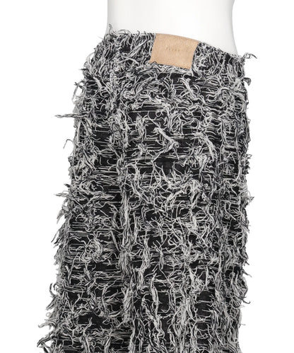 SHAGGY DENIM PANTS