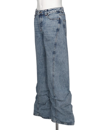 PLEATED JEANS