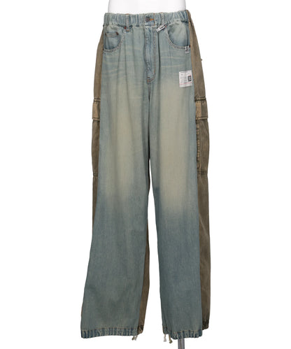 Maison MIHARA YASUHIRO(メゾンミハラヤスヒロ) FRONT BACK COMBINED DENIM PANTS