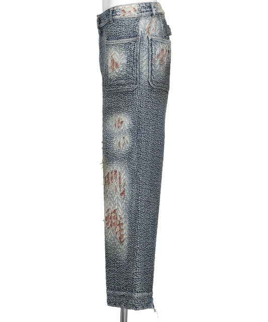 "BORO" DENIM SAILOR PANTS
