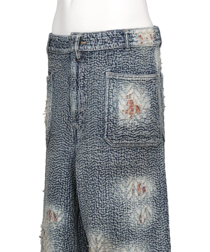 "BORO" DENIM SAILOR PANTS