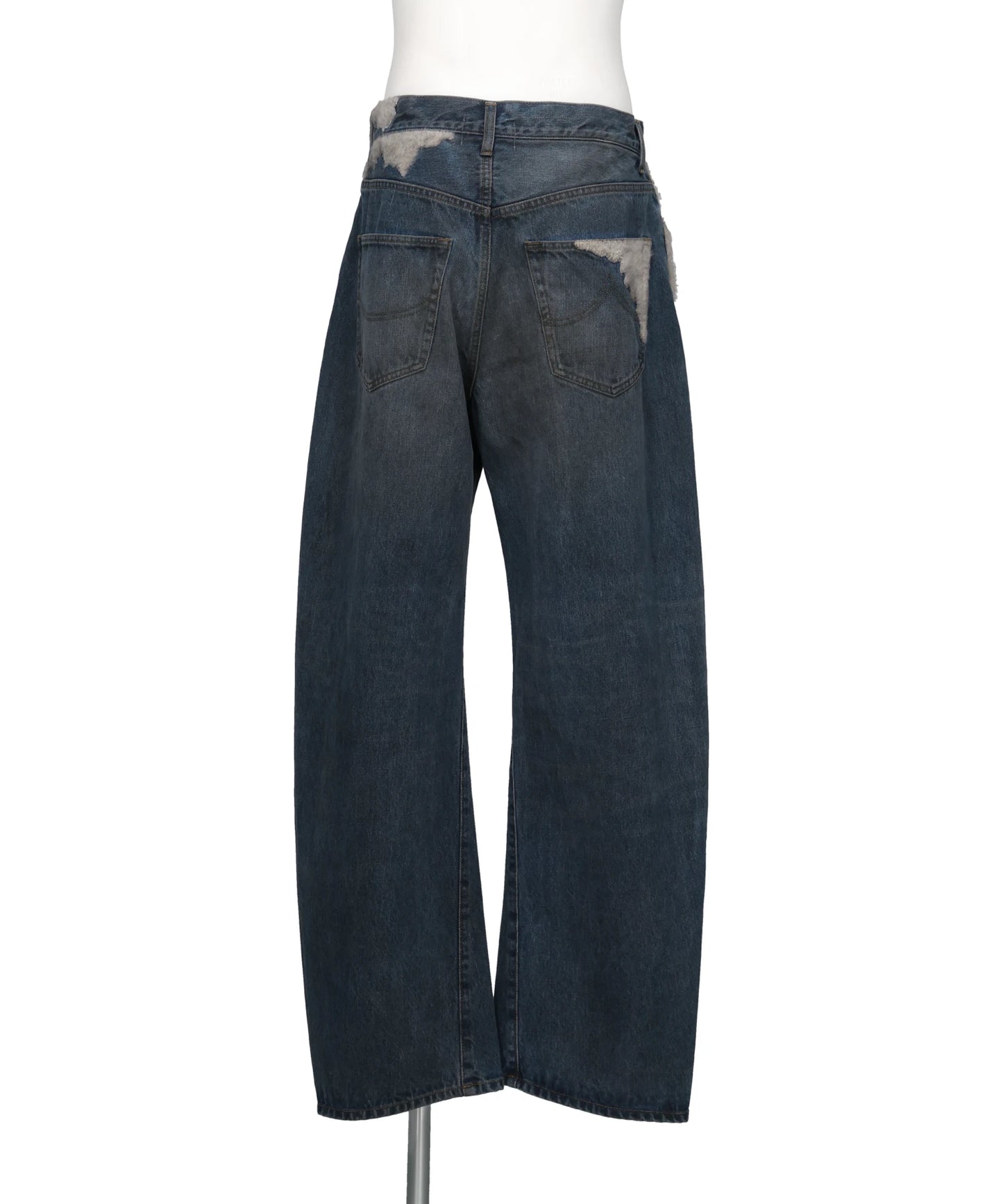 SMOKE EMBROIDERY DENIM PANTS