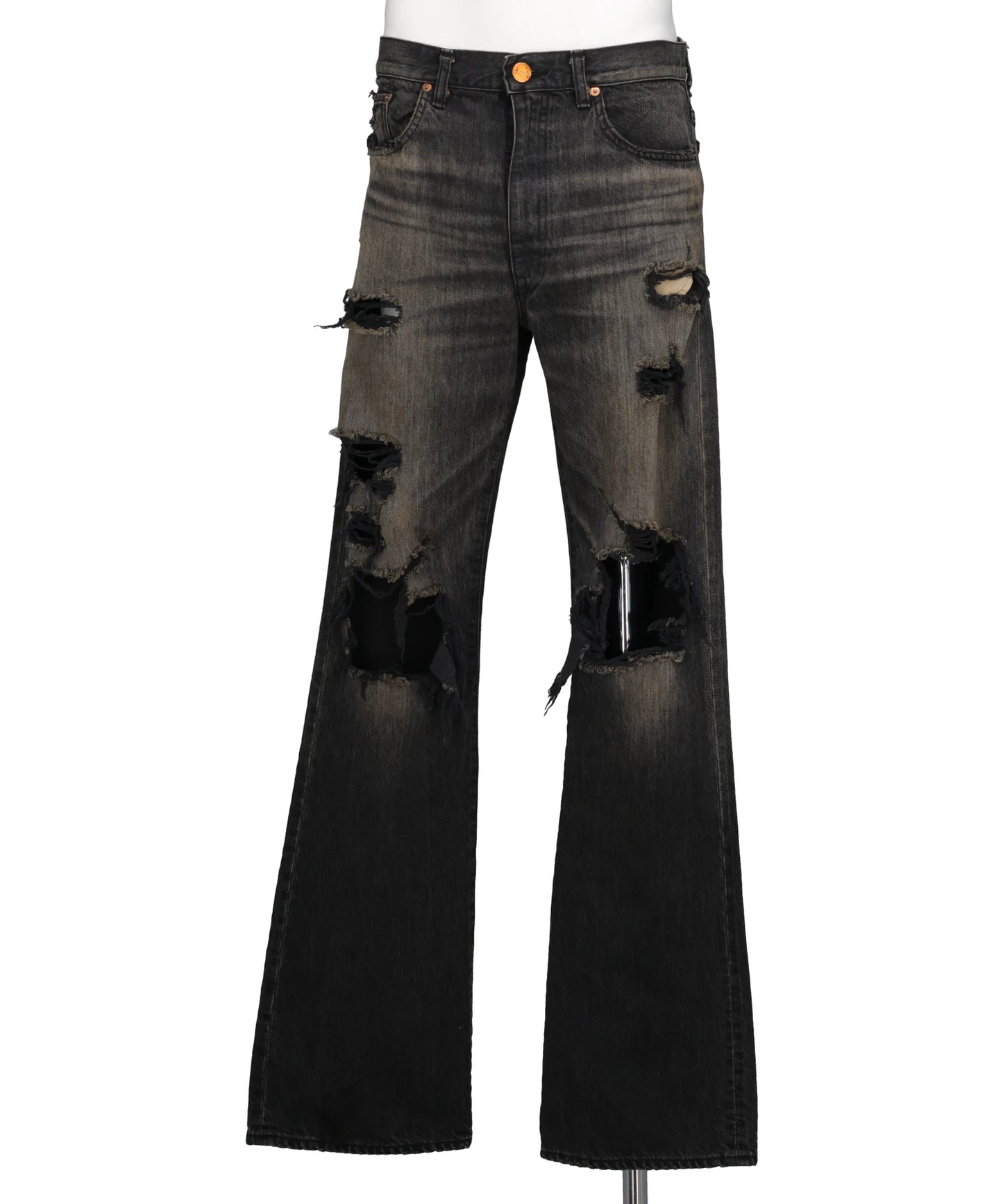 KAMIYA(カミヤ) 2026SS DISTRESSED BOOTCUT DENIM PANTS G16PT040