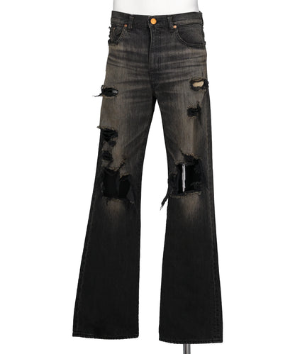 KAMIYA(カミヤ) 2026SS DISTRESSED BOOTCUT DENIM PANTS G16PT040