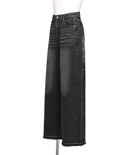 FALLING STARS DENIM PANTS