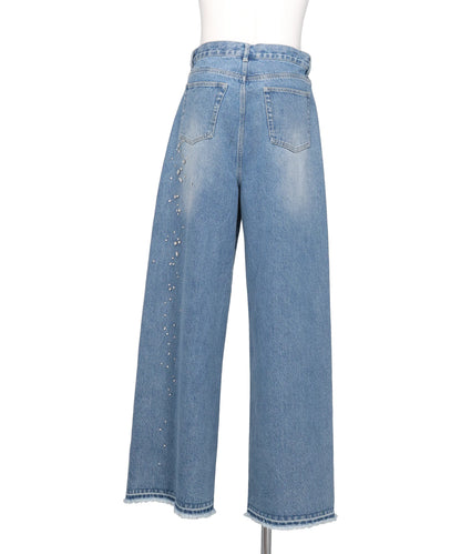 FALLING STARS DENIM PANTS